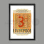 Liverpool Ticket To Ride Poster Print, thumbnail 1 of 4