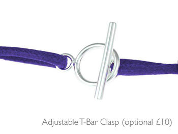 Personalised Small Flat Cross Bracelet, 9 of 12