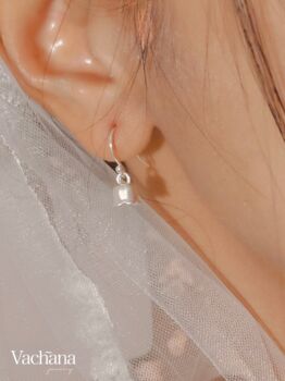 Sterling Silver Lilly Of The Valley Earrings, 4 of 12