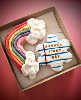 Personalised Back To School/Starting School Biscuit Gift Box, 3 of 7