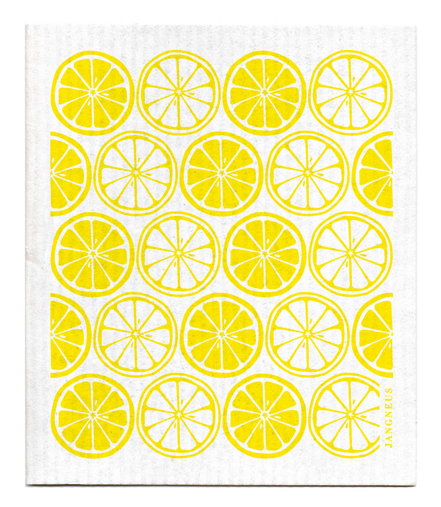 Set Of Yellow Dish Cloths By Jangneus | notonthehighstreet.com