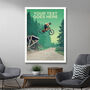Personalised Mountain Bike Jumping Art Print, thumbnail 3 of 7