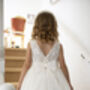 Fern In Ivory White ~ Flower Girl Dress, thumbnail 4 of 9