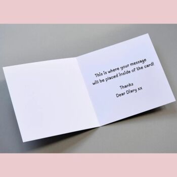 Custom Pet Photo Wedding Card From Your Dog + Add Hand Decorated Gems And Tea Coffee Mug Set, 3 of 3