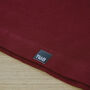 Organic Cotton Penzance Pirate Burgundy Polo Shirt, thumbnail 5 of 7