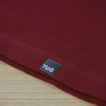 Organic Cotton Penzance Pirate Burgundy Polo Shirt, 5 of 7