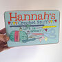 Personalised Crochet Storage Tin, thumbnail 2 of 2