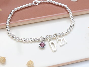 Personalised 21st Birthday Charm Bracelet, 6 of 9