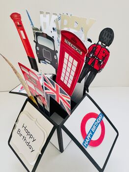London Themed 3D Birthday Card, 5 of 6