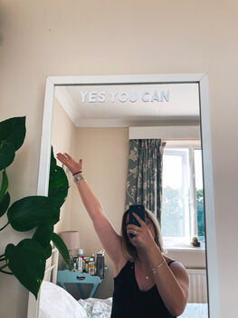 Yes You Can Positive Affirmation Mirror Sticker, 4 of 5