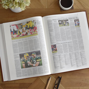 Pittsburgh Steelers Personalised Gift Newspaper Book, 9 of 10