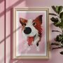 Border Collie Art Print | Pet Portrait, thumbnail 11 of 12