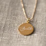Breathe Engraved Personalised Sterling Silver Necklace, thumbnail 2 of 12