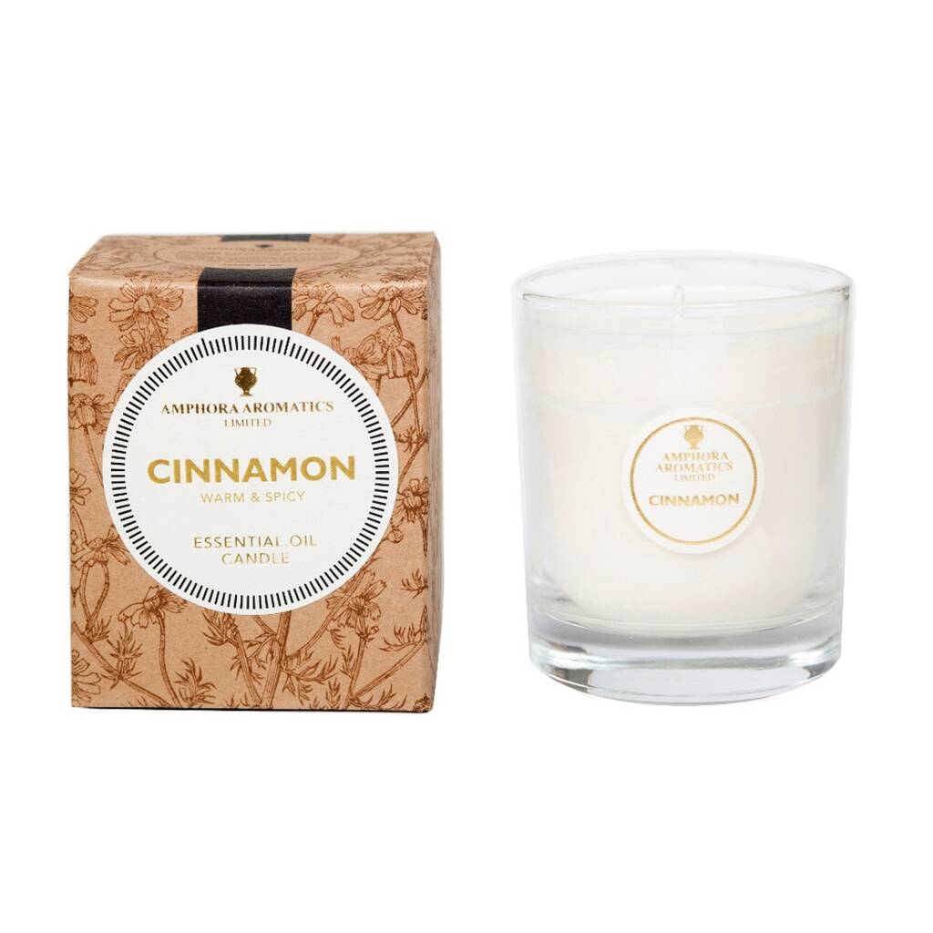 Cinnamon 40hr Pot Candle By Amphora Aromatics