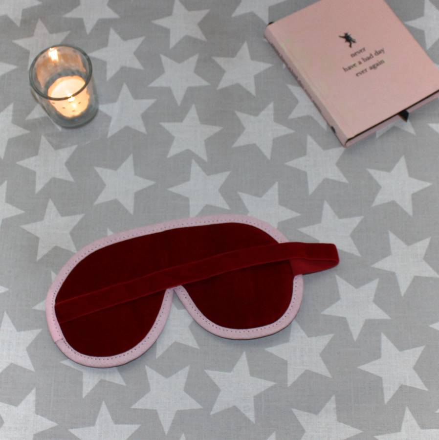 luxury sleep mask with lavender by love lammie & co