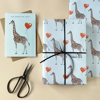 Giraffe Me Crazy Wrapping Paper, 2 of 5