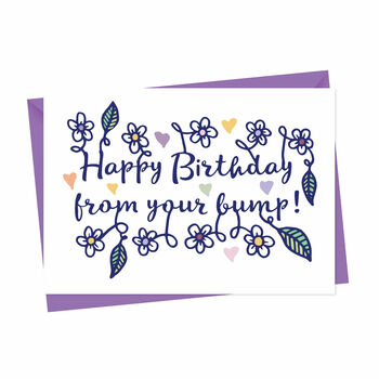 Happy Birthday From Bump Card, 5 of 5