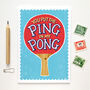 Ping Pong Love Card, thumbnail 1 of 4