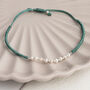 Sterling Silver Pearl Friendship Bracelet, thumbnail 5 of 12