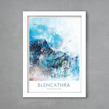 Blencathra And Sharp Edge Abstract Poster Print, 3 of 3