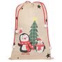 Personalised Penguins Christmas Present Sack, thumbnail 2 of 4