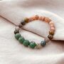 Sunstone And Moss Agate Bracelet, thumbnail 6 of 6