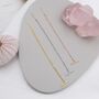 Sterling Silver Minimalist Bar Ear Threader, thumbnail 3 of 12