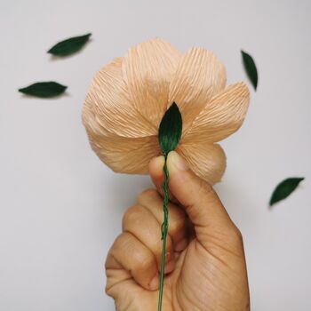 Paper Flower Craft Kit: Juliet Rose, 5 of 7