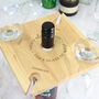Personalised Names Wine Glasses And Bottle Butler, thumbnail 2 of 5