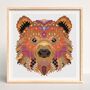 Mandala Bear Diamond Painting Kit, thumbnail 2 of 3