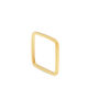 Square Ring, Recycled 9k Yellow Gold, thumbnail 1 of 3