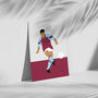 Paul Mc Grath Aston Villa Football Poster, thumbnail 2 of 3