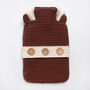 Reindeer Hot Water Bottle Cover Easy Crochet Kit The Merino Yarn, thumbnail 2 of 10