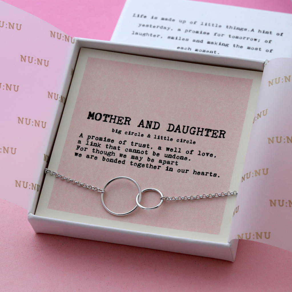 'mother and daughter' bracelet by attic | notonthehighstreet.com