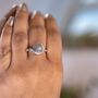 Silver Bronz Adjustable Buddhist Tibetan Spinner Monk Prayer Ring, thumbnail 6 of 9