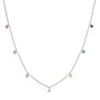 Rainbow Multi Gemstone Necklace, thumbnail 1 of 4