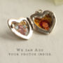 Sterling Silver Small Heart Locket Necklace, thumbnail 2 of 11