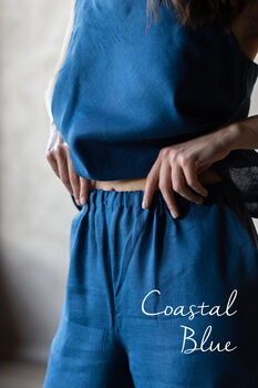 Linen Nightwear Set | Pyjama Cami And Bottoms, 4 of 12