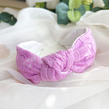 Embroidered Knot Headband, 4 of 5