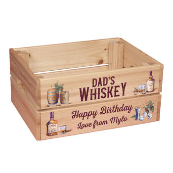Personalised Whiskey Lover Gift Crate, 2 of 2