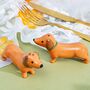 Dachshund Salt And Pepper Shakers, thumbnail 1 of 4