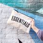 'Essentials' Oversized Canvas Pouch, thumbnail 1 of 4