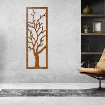 Minimalistic Dry Tree Simple Wall Art For Living Room, 5 of 12