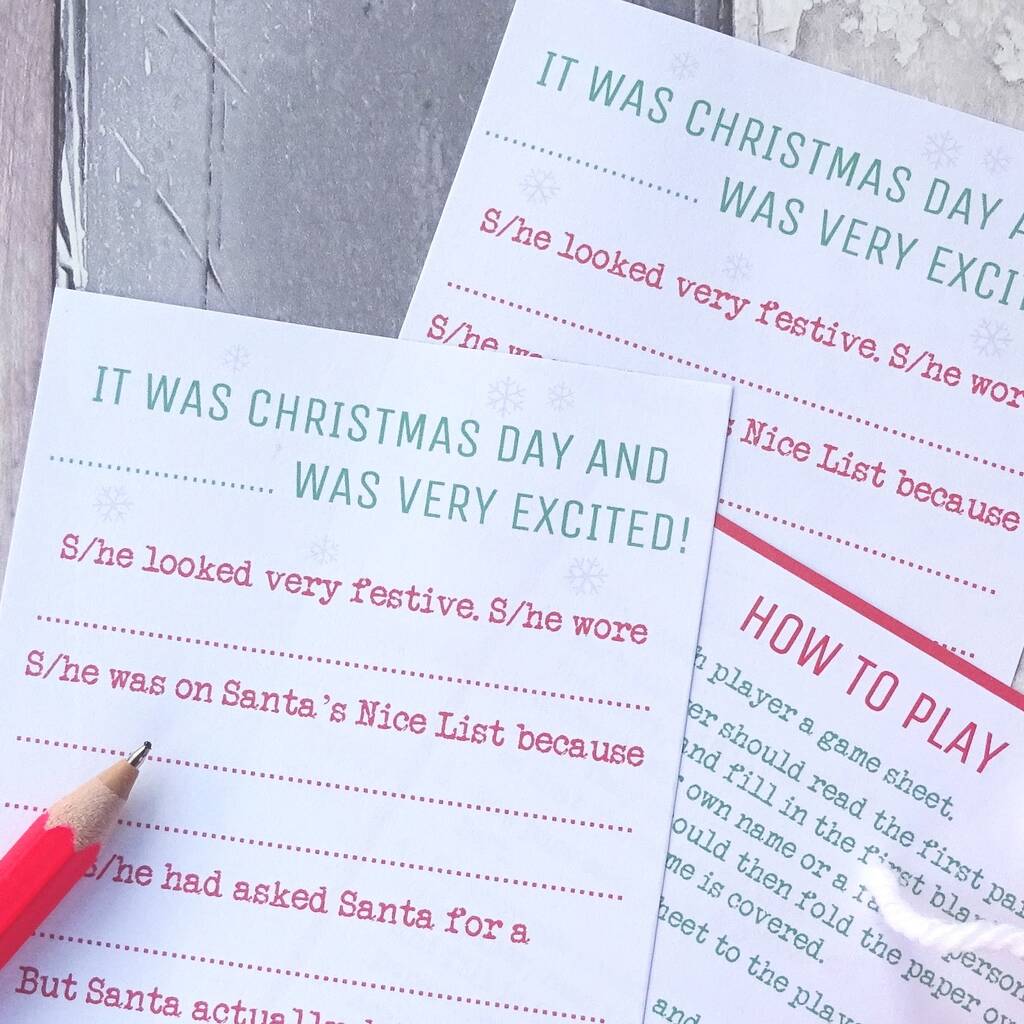 Christmas Consequences Game By Southside Pinatas