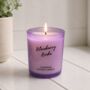 Blueberry And Vanilla Bakery Scented Soy Wax Candle, thumbnail 5 of 6