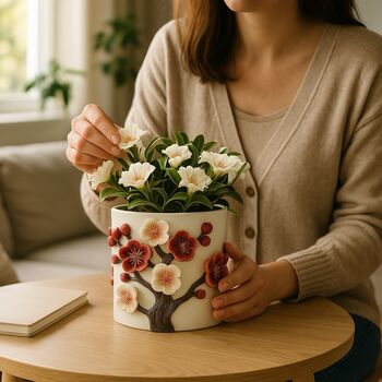Designer Inspired 3D Tabletop Flower Vase / Planter, 3 of 8