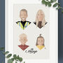 Personalised Family Portrait Print, thumbnail 5 of 6