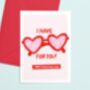 Heart Eyes For You Valentines Card, thumbnail 4 of 4