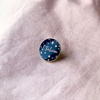 'I Believe' Enamel Pin Badge, 4 of 12