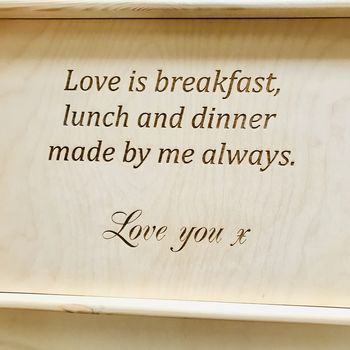 Personalised Wooden Serving Tray, 7 of 11